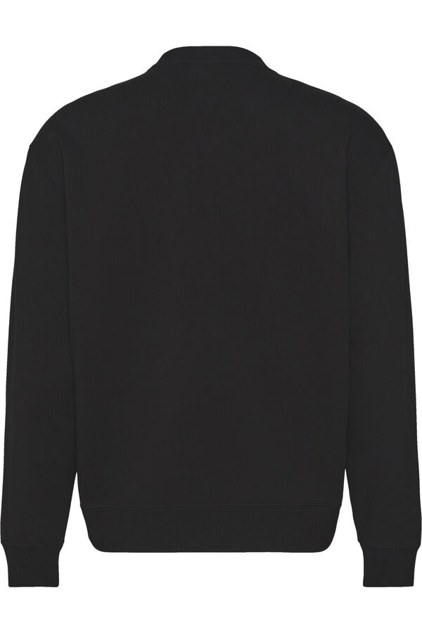 CK Jeans Sudadera con gr&aacute;fico negro