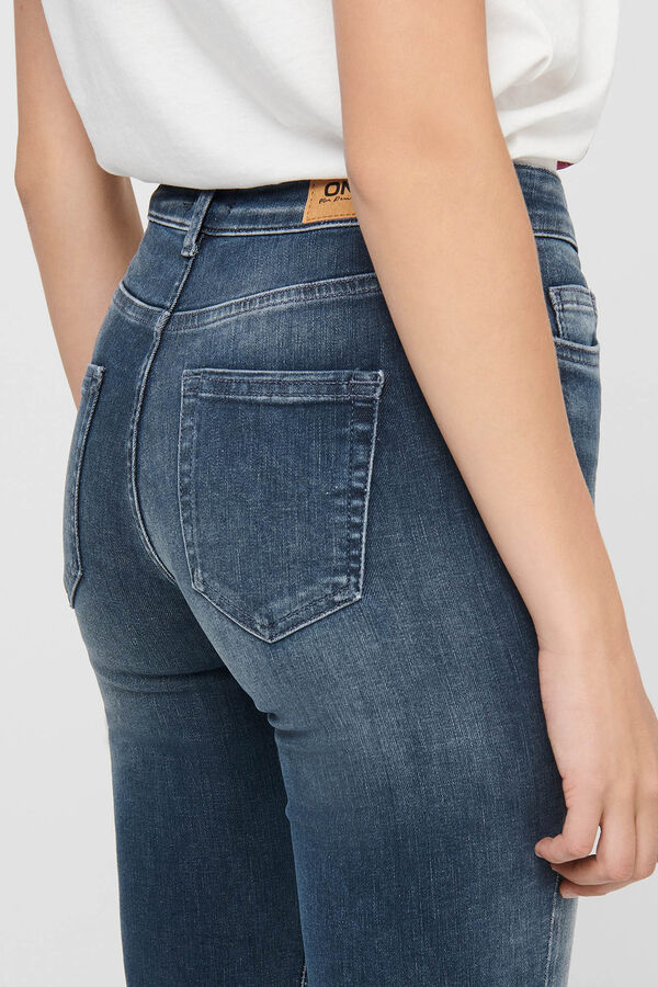 Springfield Jeans skinny y cintura media azul claro