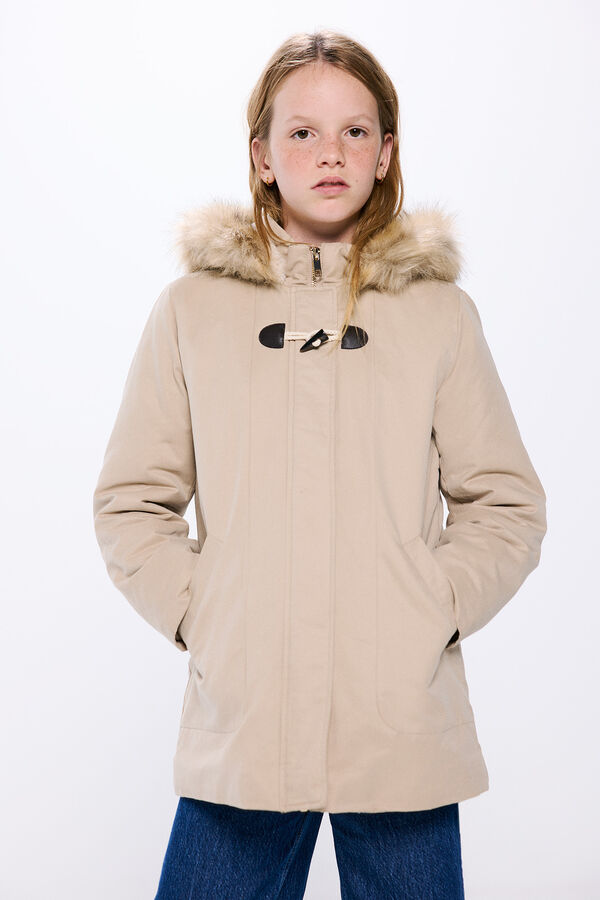 Springfield Kids Parka broche de menina cru