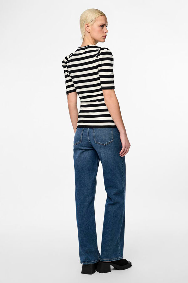 Pieces T-shirt de manga curta branco