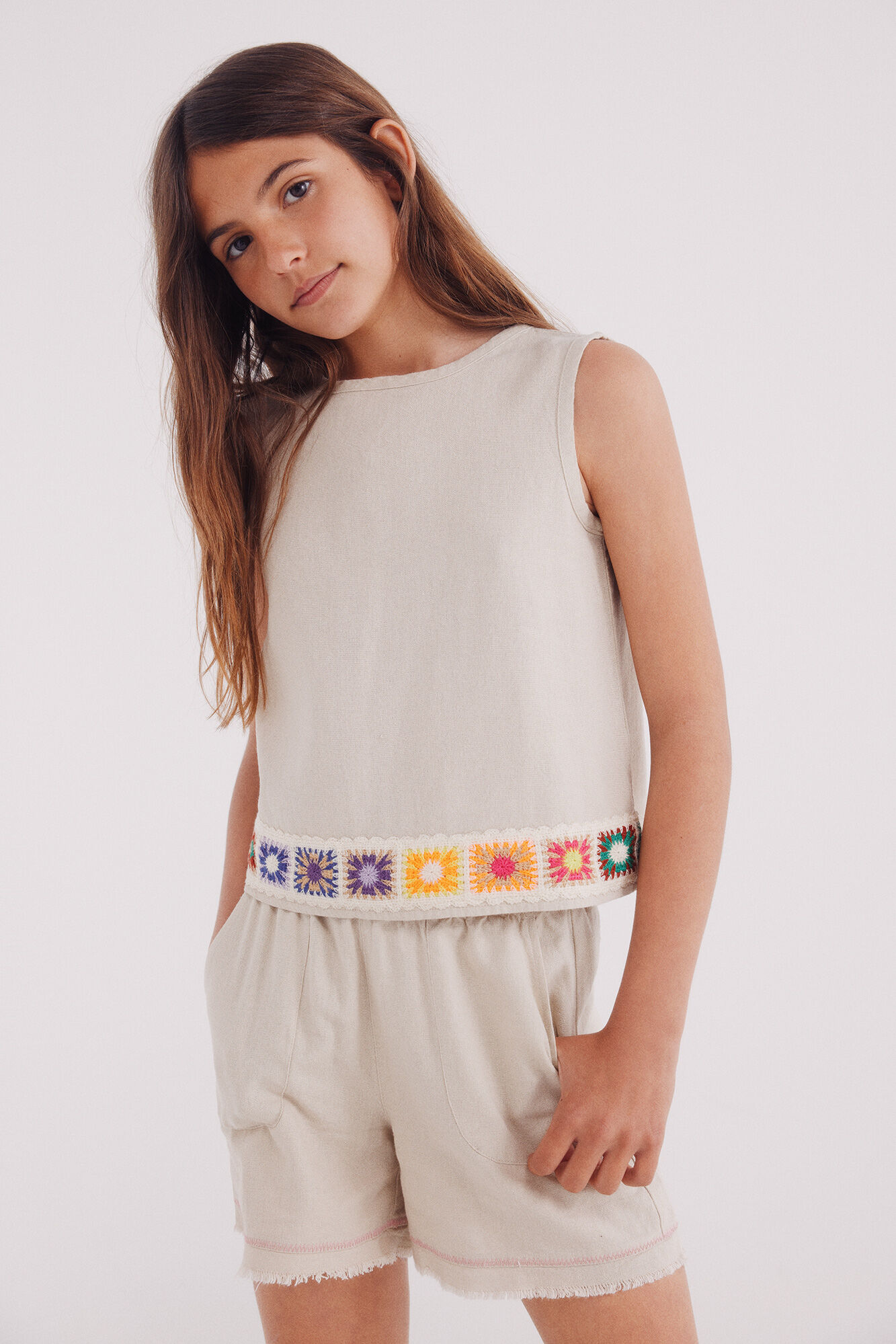 Springfield Kids Cano baixo de crochet para meninas