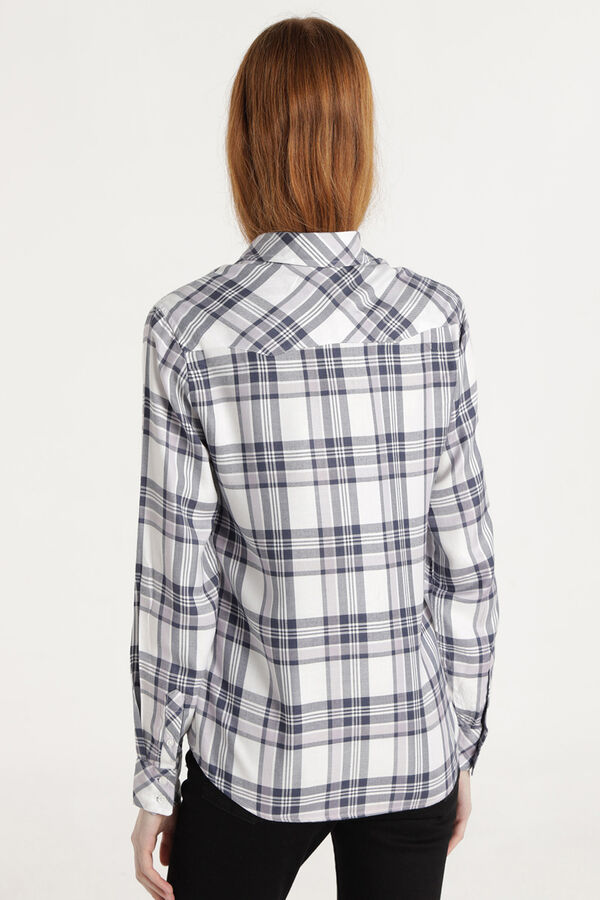 Lois  Camisa Manga Larga azul