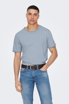 Springfield T-shirt de manga curta azulado