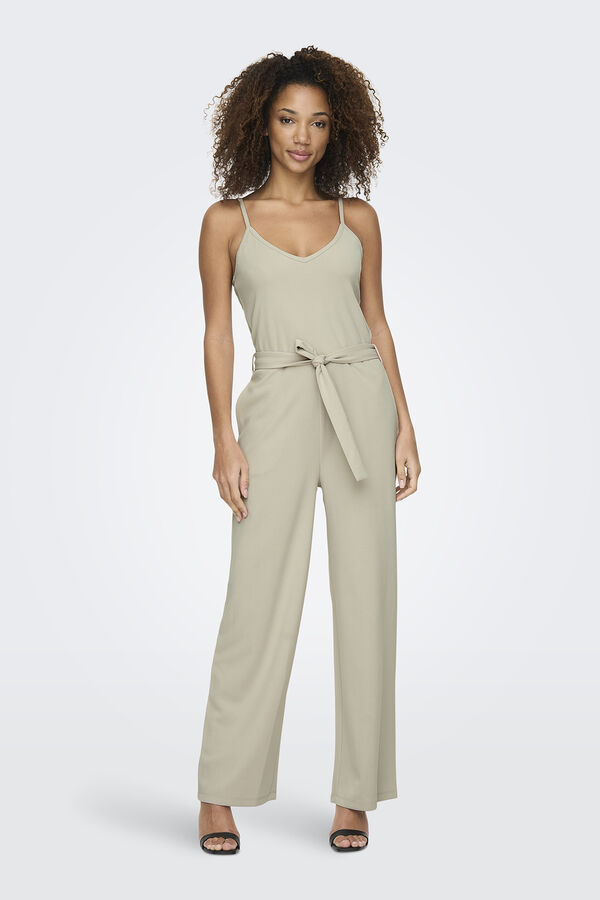 JDY Macac&atilde;o comprido fluido  cinzento