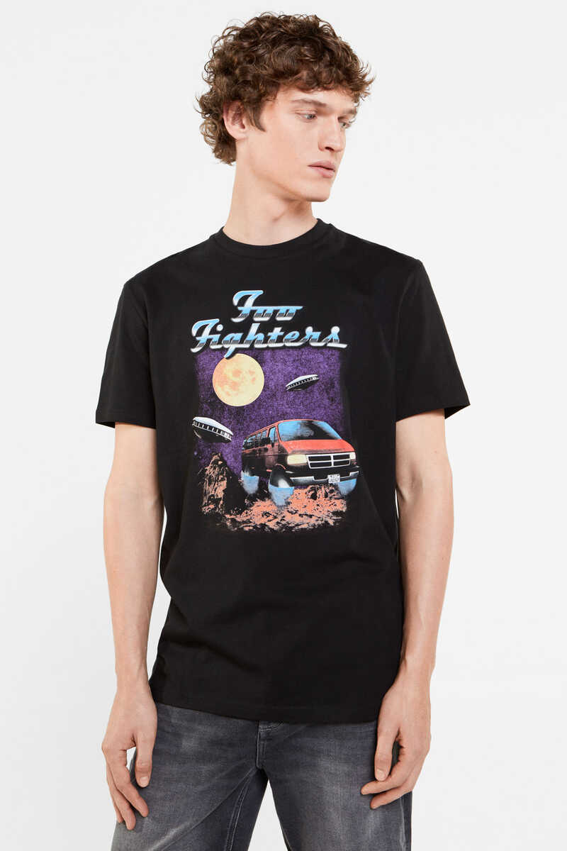 Springfield Camiseta Foo Fighters negro