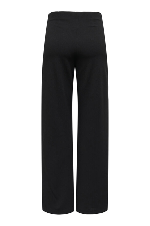 JDY Pantal&oacute;n largo recto negro