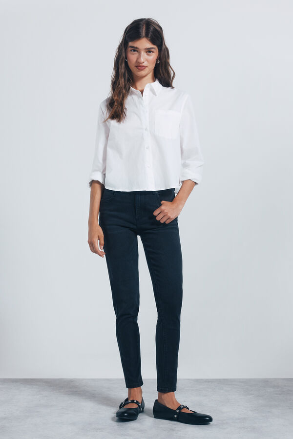 Springfield Jeans Push up negro