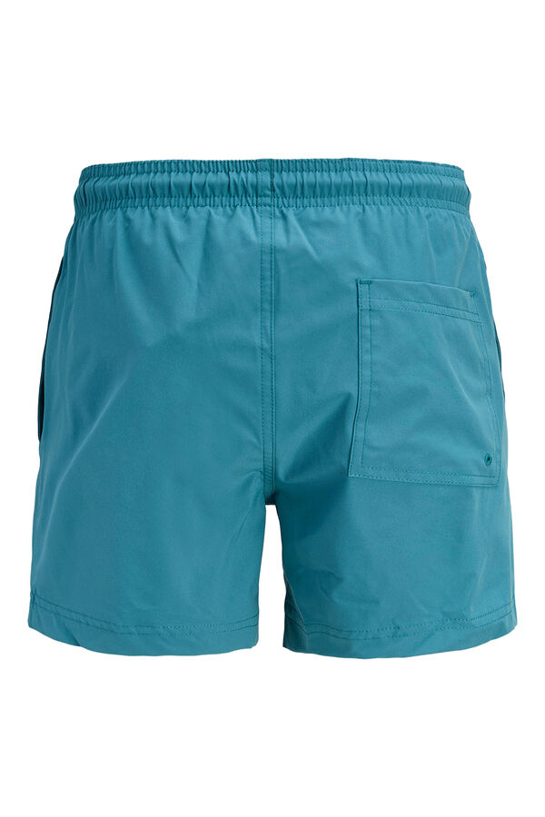 Jack & Jones Junior Fato de banho com cintura el&aacute;stica azul
