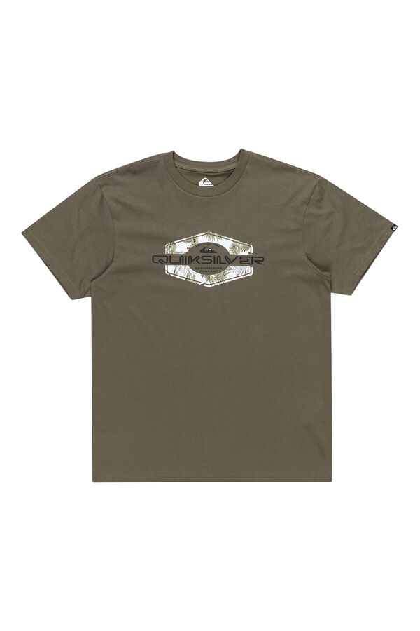 Quiksilver  Camiseta masculina de manga curta verde