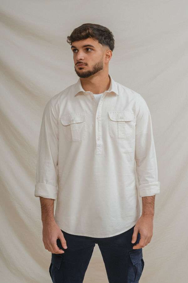Celopman Camisa polera blanco
