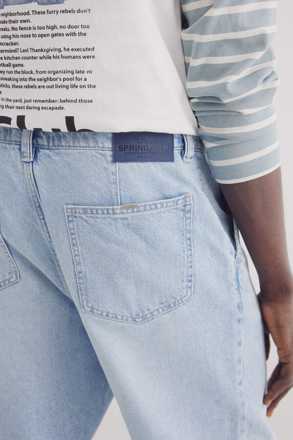 Springfield Jeans cal&ccedil;as chino azul