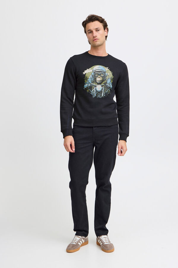 Blend Sudadera cuello redondo negro