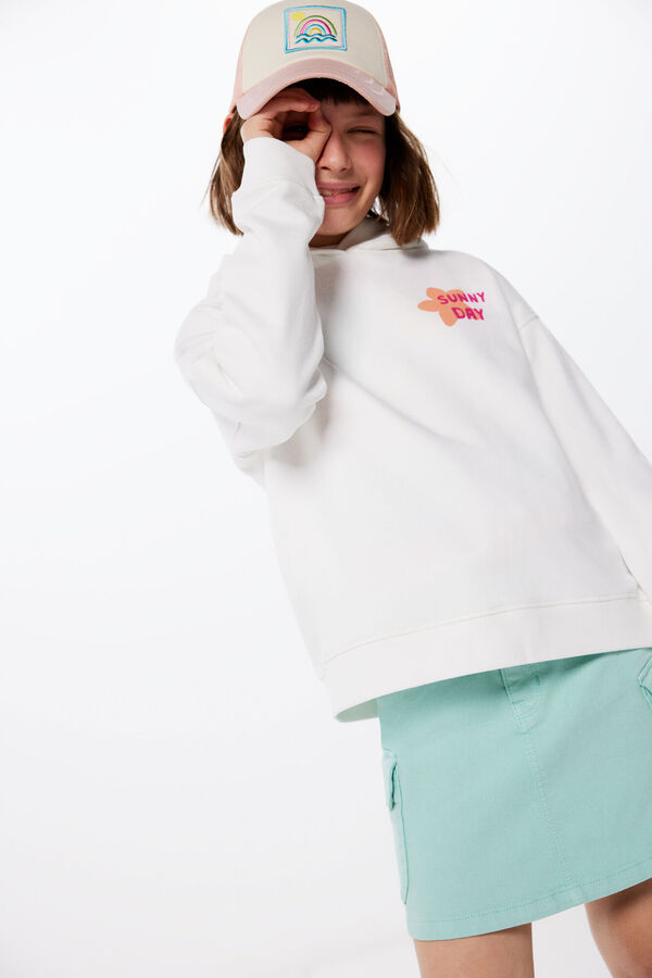 Springfield Kids Sweatshirt mosaico menina bege