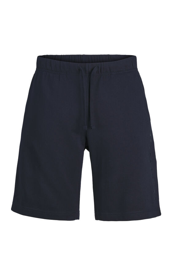 Jack & Jones Short de algod&oacute;n azul