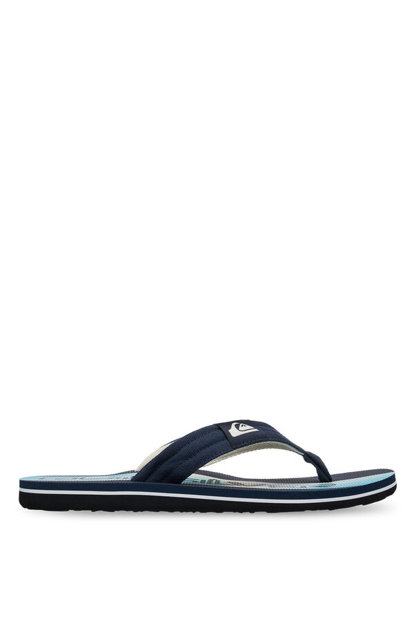 Quiksilver Sand&aacute;lias com tira de lona azul