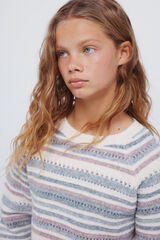 Springfield Kids Jersey rayas ni&ntilde;a morado/lila