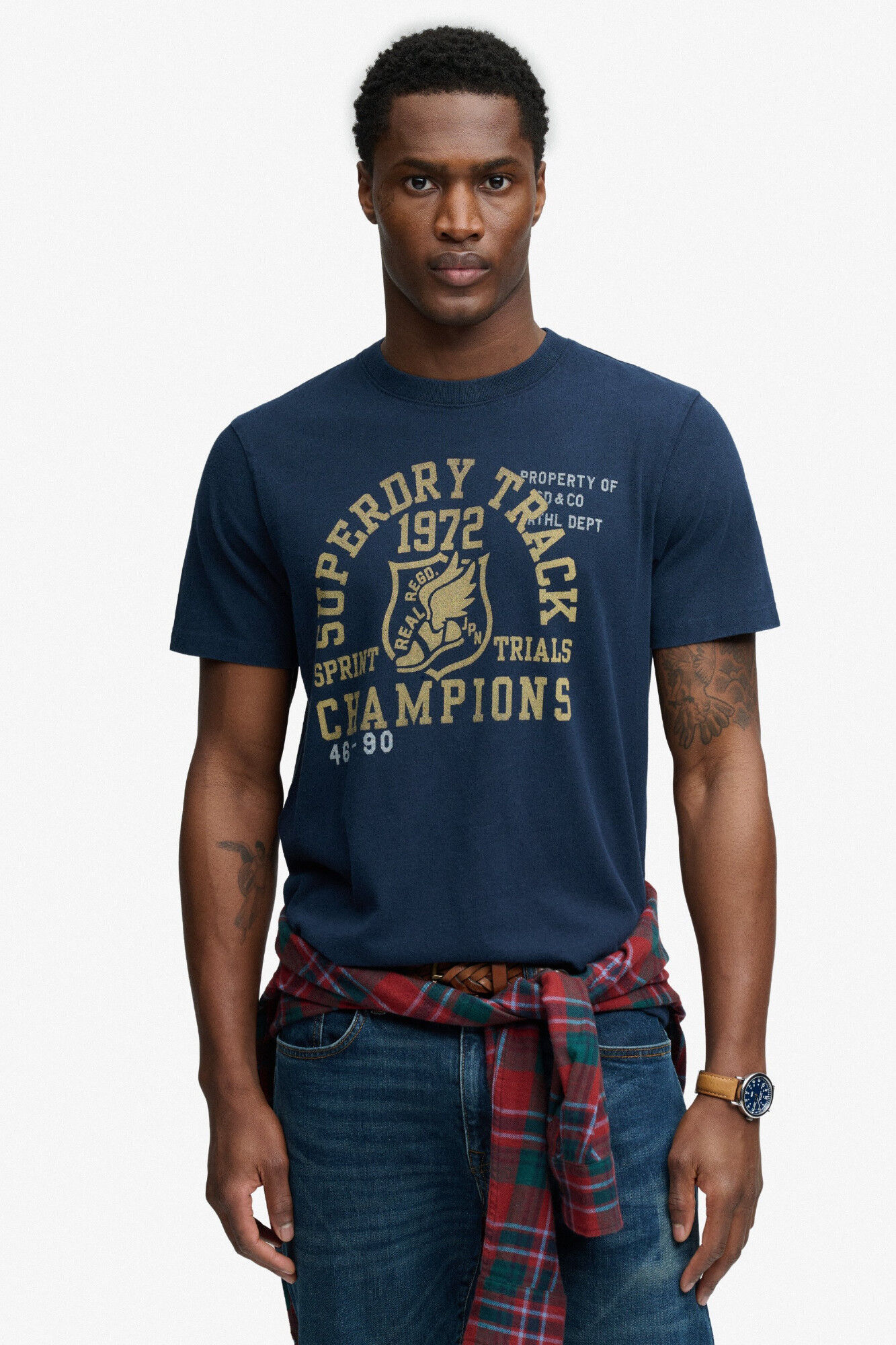 Superdry Camiseta manga corta gr&aacute;fico universitario