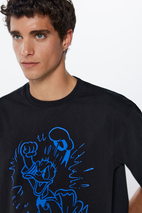 Springfield Camiseta Donald negro