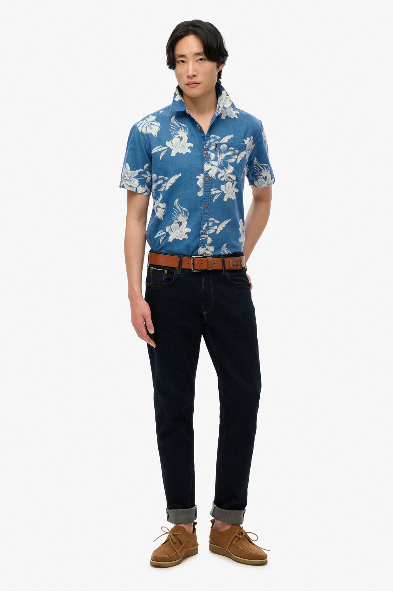 Superdry Camisa de manga corta con logotipo Vintage Loom