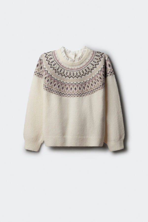 Springfield Kids Jersey greca ni&ntilde;a nude