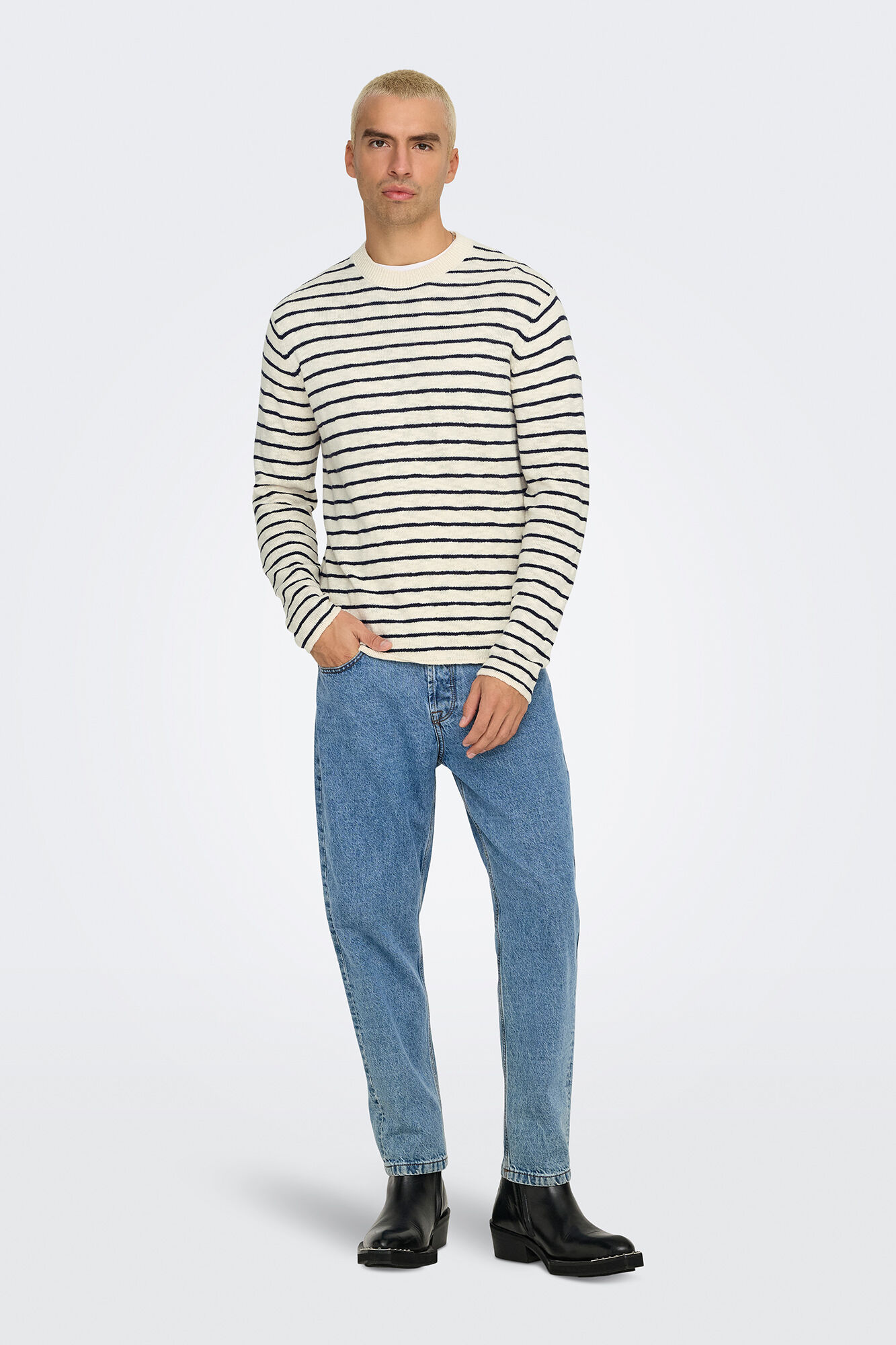 Only & Sons Jersey de hombre de punto regular fit.