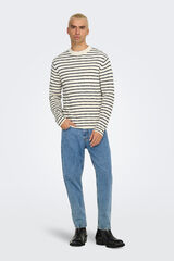 Only & Sons Jersey de hombre de punto regular fit. beige