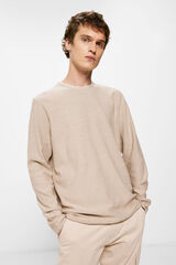 Springfield Jersey estructura contraste cuello beige