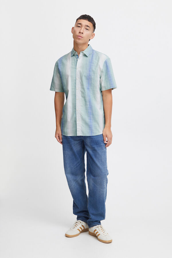 Blend Camisa Manga Curta Riscas branco