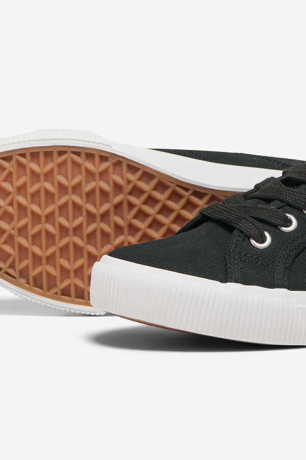 Only Zapatilla baja de lona negro