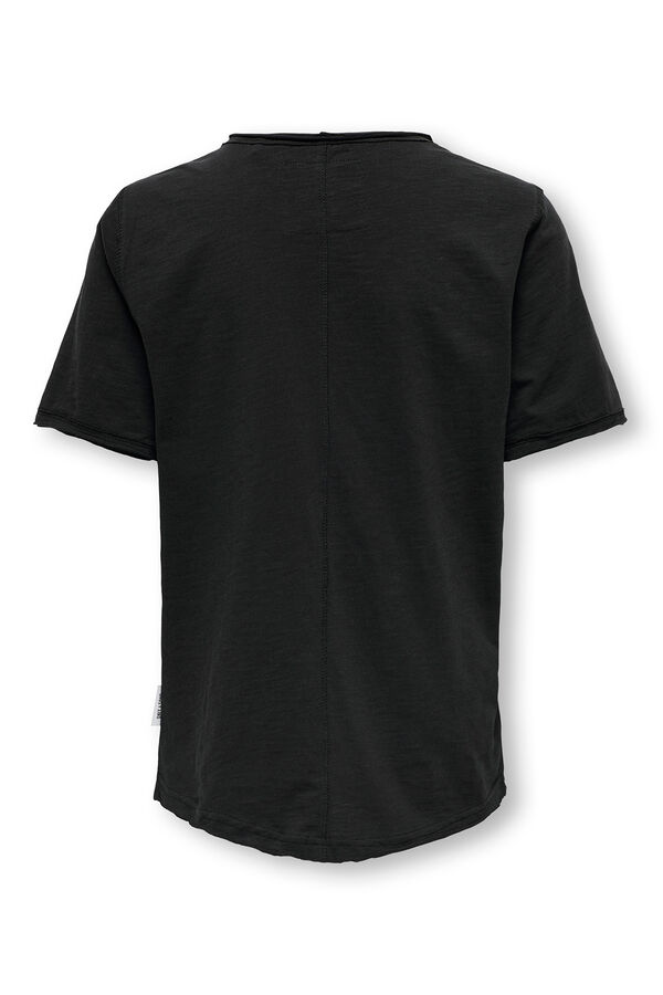 Only & Sons Junior Camiseta infantil de manga curta preto