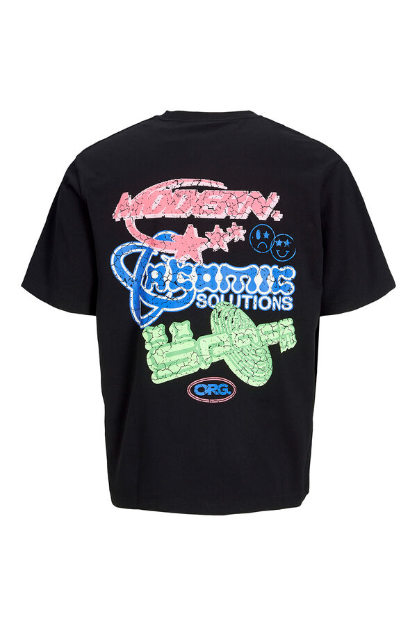 Jack & Jones Camiseta loose fit negro