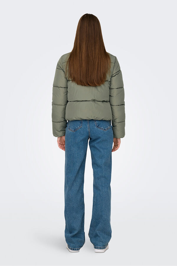 JDY Casaco acolchoada cinzento