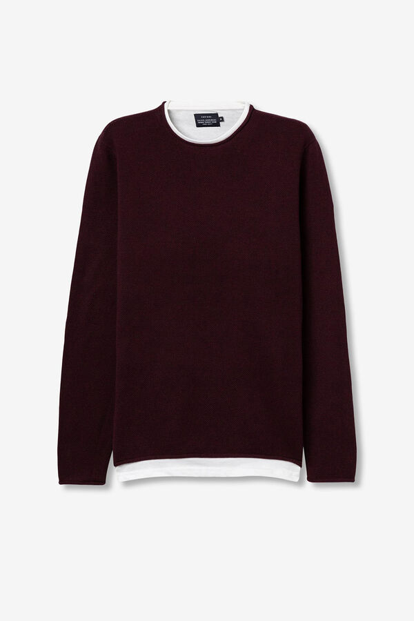 Tiffosi Camisola de mistura de algod&atilde;o estampado