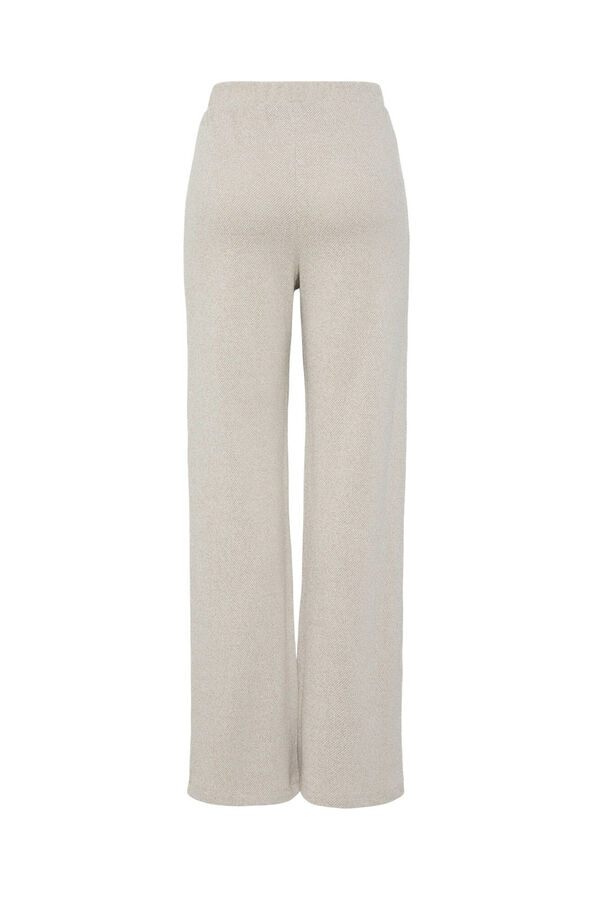 Pieces Calças de algodão cinzento