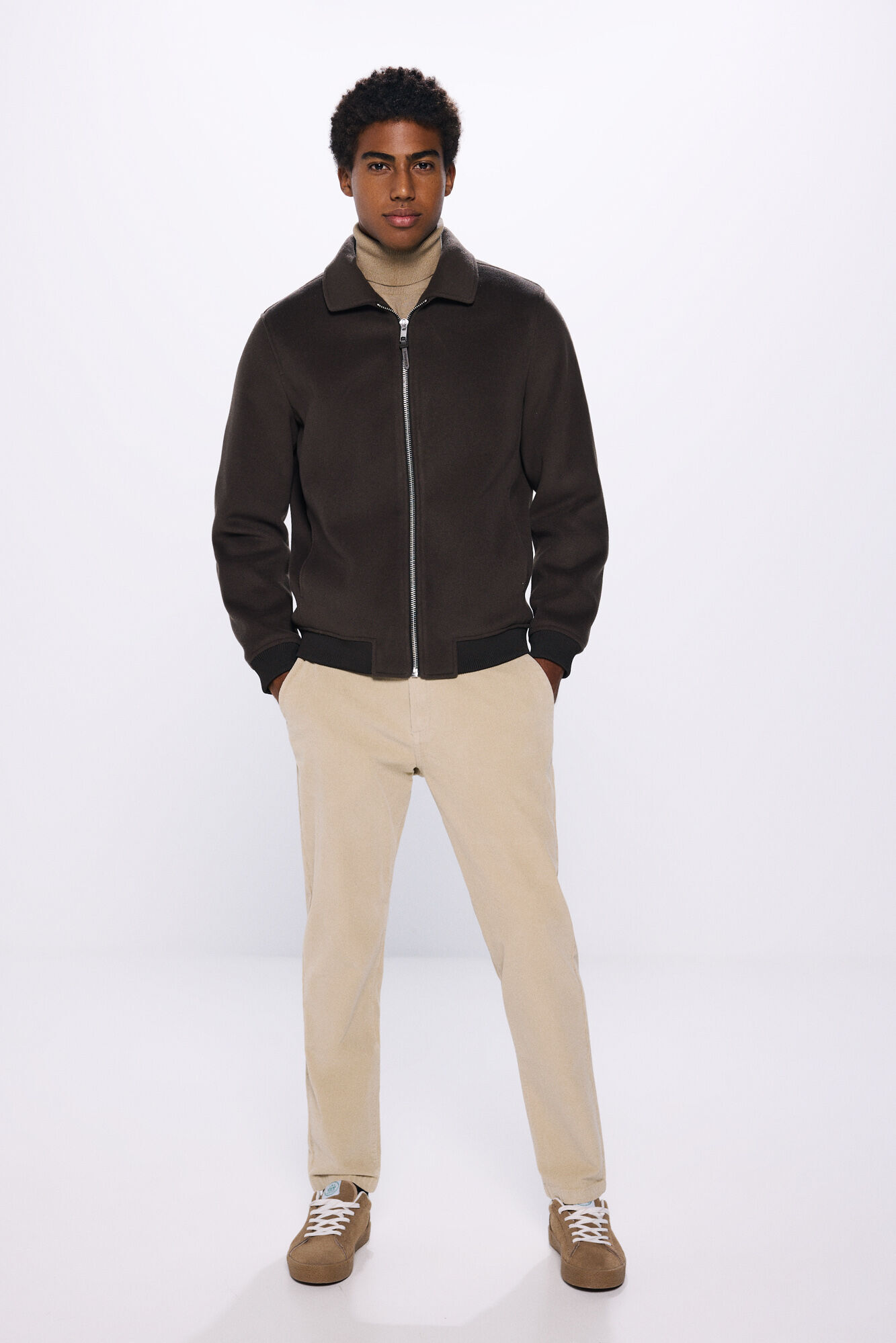 Springfield Pantal&oacute;n chino pana lavada comfort slim fit