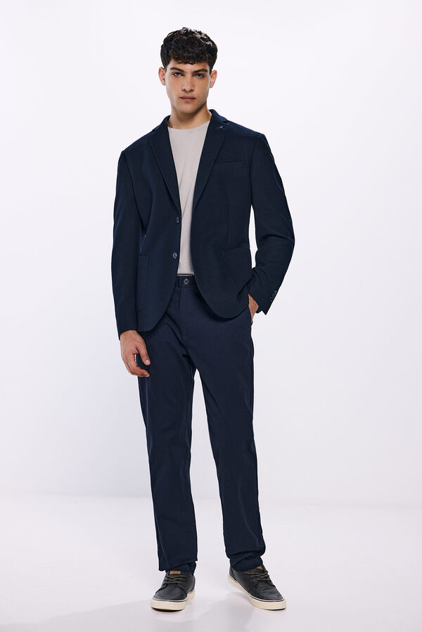 Springfield Blazer olho de perdiz azul