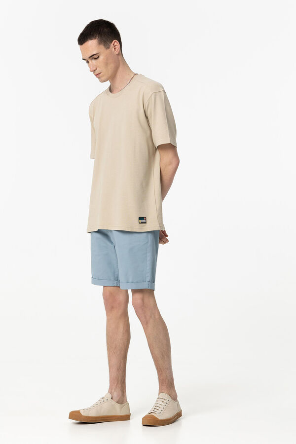 Tiffosi Bermuda Chino Slim Fit azul