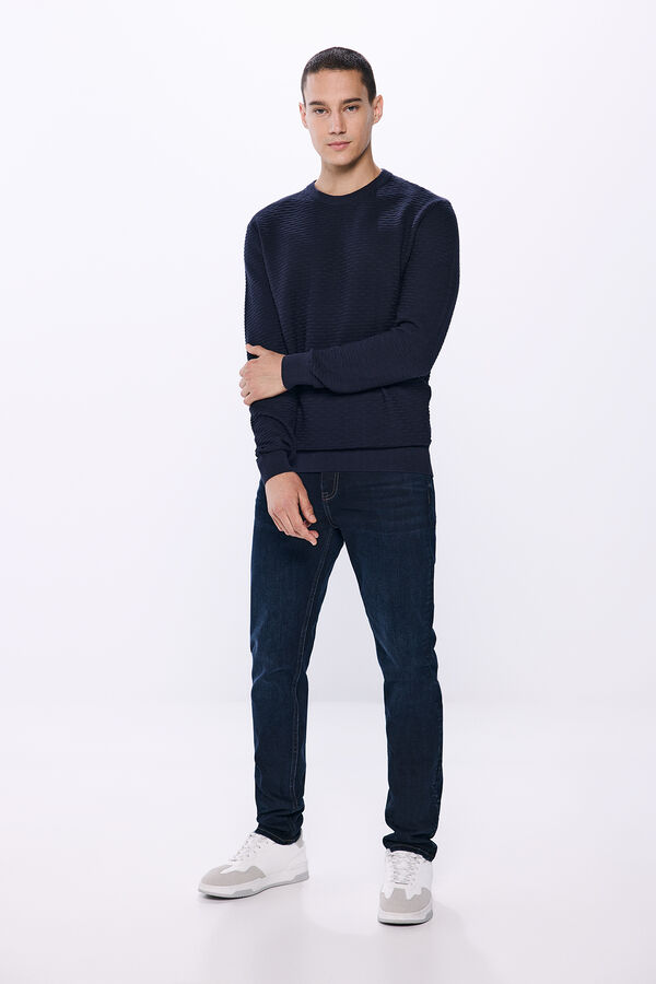 Springfield Jersey estructura liso azul