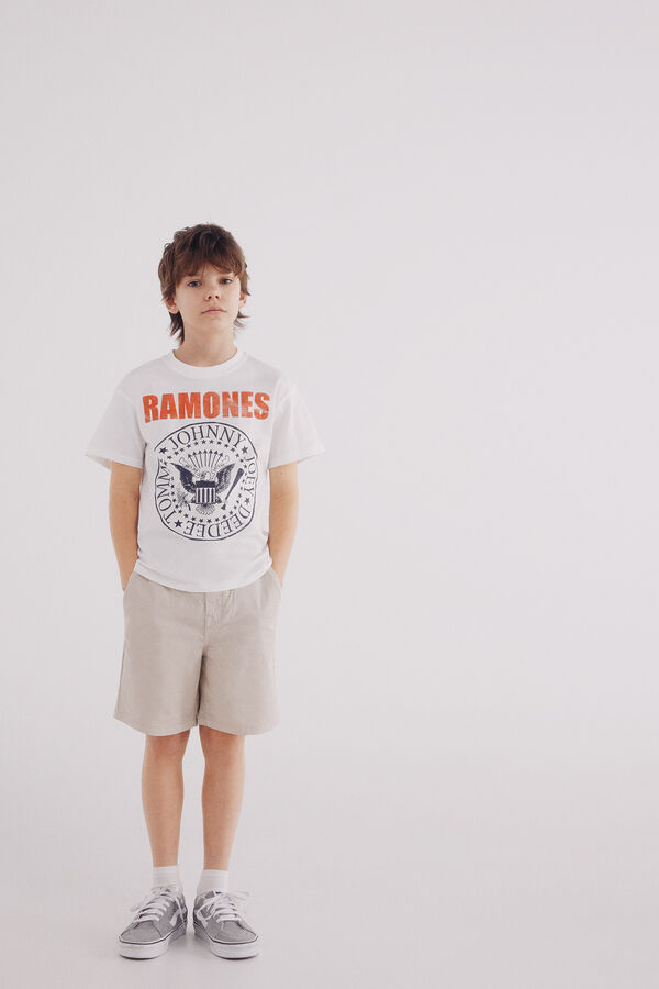Springfield Kids Camiseta Ramones ni&ntilde;o marfil