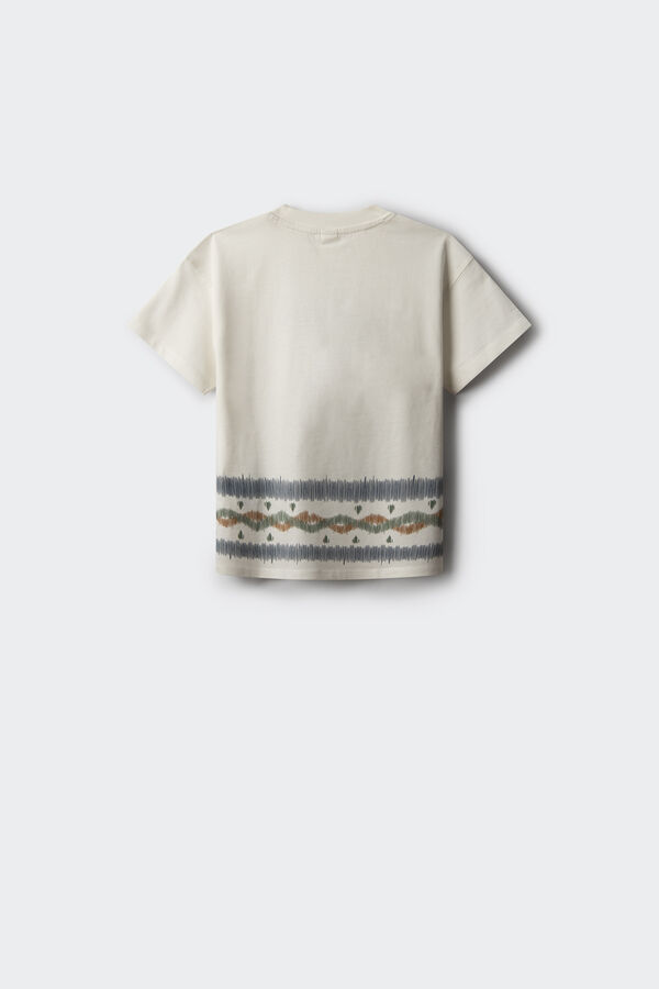 Springfield Kids Camiseta estampada niño marfil