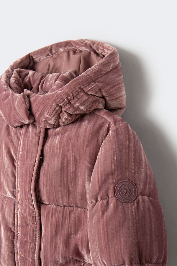 Springfield Kids Chaqueta acolchada velour ni&ntilde;a morado/lila