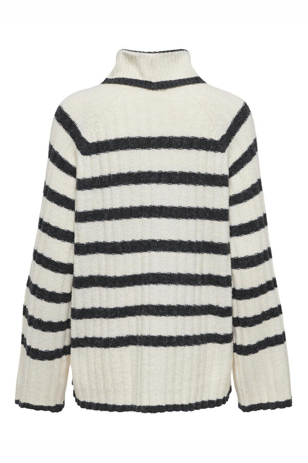 JDY Su&eacute;ter longo de manga comprida comprida cinzento