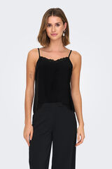 Only Top lencero tirantes negro