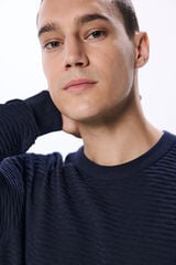 Springfield Jersey estructura liso azul