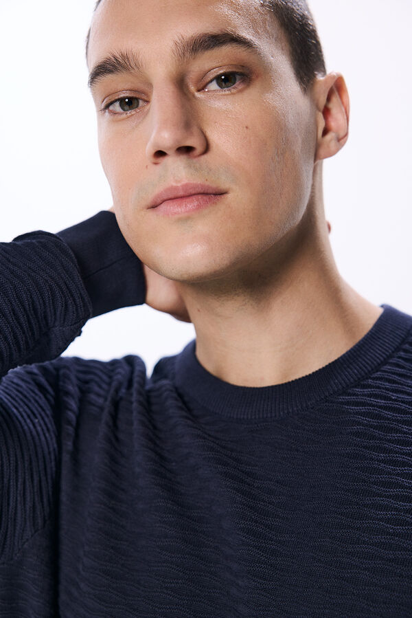 Springfield Jersey estructura liso azul