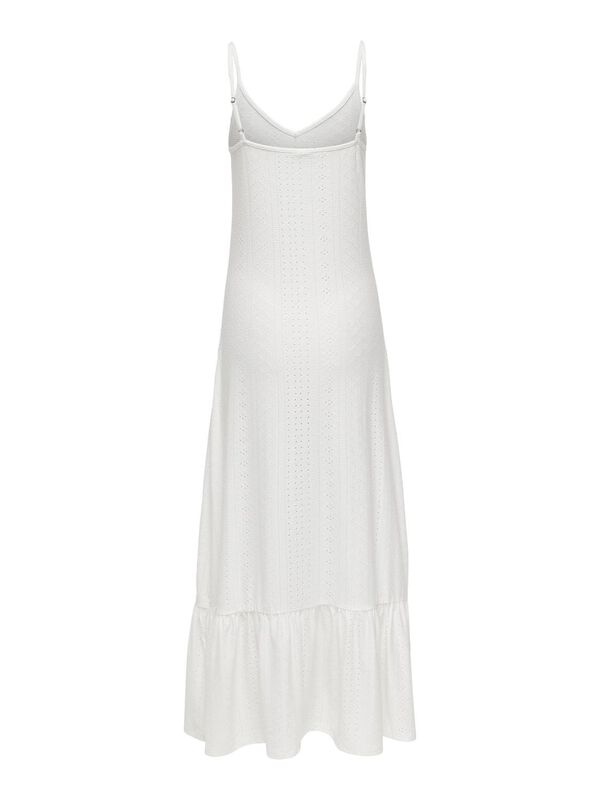 JDY Vestido largo tirantes blanco