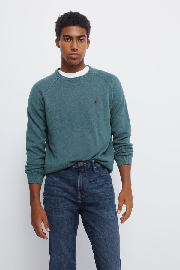 Springfield Jeans lavado medio oscuro slim fit azul