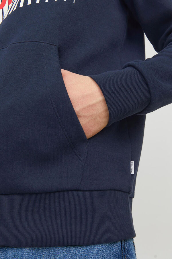 Jack & Jones Colete comprido acolchoado azul