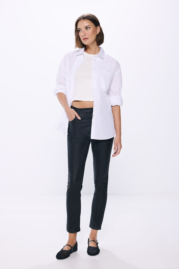 Springfield Cal&ccedil;a push-up encerada preto