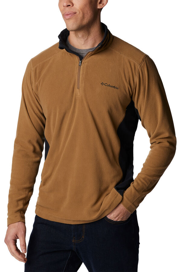Columbia Forro meia fecho-&eacute;clair para homem Columbia Klamath Range&trade; II castanho
